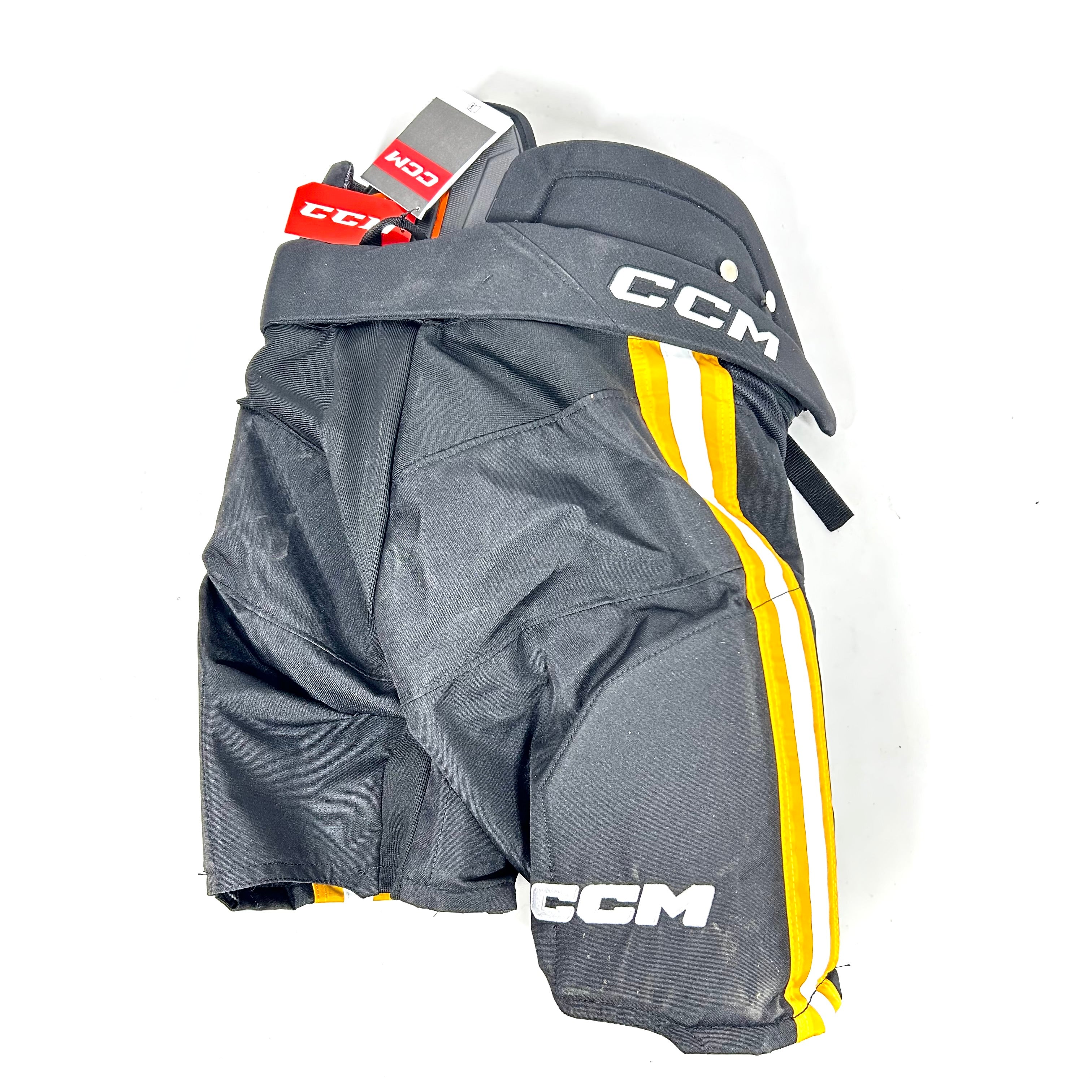 CCM HPTK - Pantalon de hockey Pro Stock (noir/blanc/jaune)